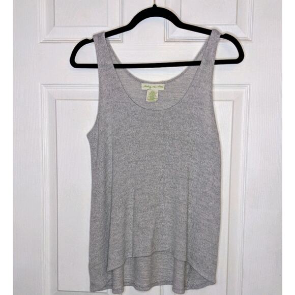 Staring At Stars Lightweight Grey Knit Sweater Tank Top M - Picture 1 of 5